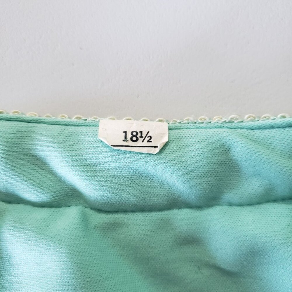 Vintage Mint Green Open Front Jacket Lightweight‎ Womens Size L Elegant Retro - Picture 5 of 5